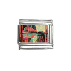 Backgrounds Multi Colored Abstract Italian Charm (9mm) by Loisa77