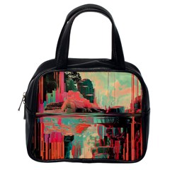 Backgrounds Multi Colored Abstract Classic Handbag (one Side) by Loisa77