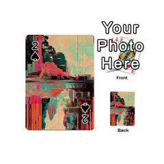 Backgrounds Multi Colored Abstract Playing Cards 54 Designs (mini)