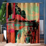 Backgrounds Multi Colored Abstract Shower Curtain 60  x 72  (Medium)  60 x72  Curtain