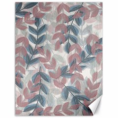 Leaves Pattern Background Nature Canvas 18  X 24  by Loisa77