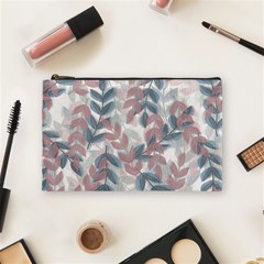 Leaves Pattern Background Nature Cosmetic Bag (medium) by Loisa77