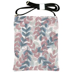 Leaves Pattern Background Nature Shoulder Sling Bag by Loisa77