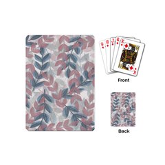 Leaves Pattern Background Nature Playing Cards Single Design (mini) by Loisa77