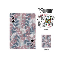 Leaves Pattern Background Nature Playing Cards 54 Designs (mini)