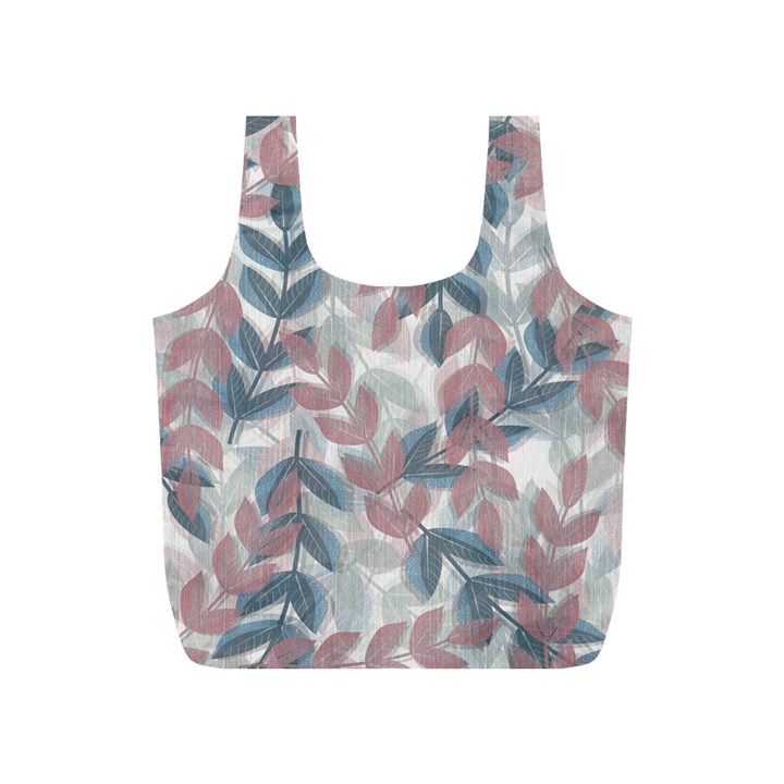 Leaves Pattern Background Nature Full Print Recycle Bag (S)