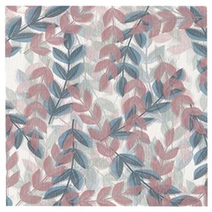 Leaves Pattern Background Nature Wooden Puzzle Square by Loisa77