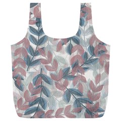 Leaves Pattern Background Nature Full Print Recycle Bag (xxl) by Loisa77