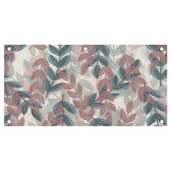 Leaves Pattern Background Nature Banner And Sign 4  X 2  by Loisa77