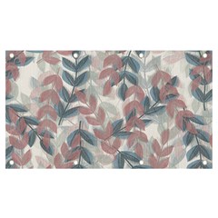 Leaves Pattern Background Nature Banner And Sign 7  X 4 