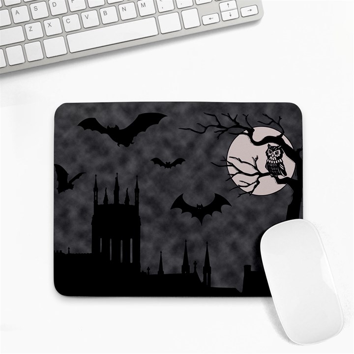 Halloween Background Halloween Scene Small Mousepad