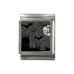 Halloween Background Halloween Scene Italian Charm (13mm) by Ket1n9