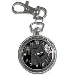 Halloween Background Halloween Scene Key Chain Watches by Ket1n9