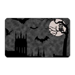 Halloween Background Halloween Scene Magnet (rectangular)