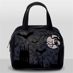 Halloween Background Halloween Scene Classic Handbag (one Side) by Ket1n9