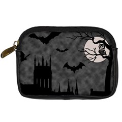 Halloween Background Halloween Scene Digital Camera Leather Case by Ket1n9