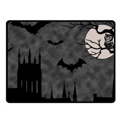 Halloween Background Halloween Scene Fleece Blanket (small) by Ket1n9