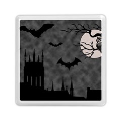 Halloween Background Halloween Scene Memory Card Reader (square) by Ket1n9