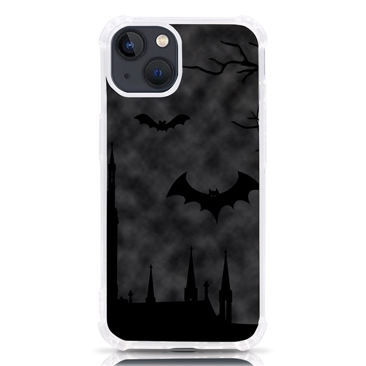 Halloween Background Halloween Scene iPhone 13 TPU UV Print Case