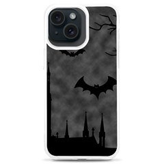 Halloween Background Halloween Scene Iphone 15 Plus Tpu Uv Print Case by Ket1n9