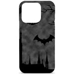 Halloween Background Halloween Scene iPhone 15 Pro Black UV Print PC Hardshell Case Front