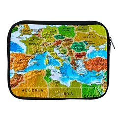 World Map Apple Ipad 2/3/4 Zipper Cases by Ket1n9