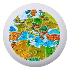 World Map Dento Box With Mirror