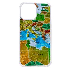 World Map Iphone 13 Pro Max Tpu Uv Print Case by Ket1n9