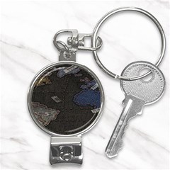 World Map Nail Clippers Key Chain by Ket1n9