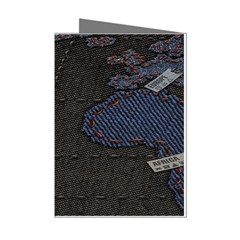 World Map Mini Greeting Cards (pkg Of 8)