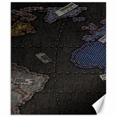 World Map Canvas 20  X 24  by Ket1n9