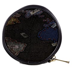 World Map Mini Makeup Bag