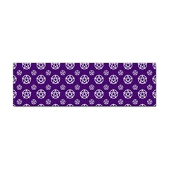 White Pentacle And Purple Pattern Sticker (bumper) by cheekywitch