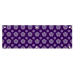 White Pentacle And Purple Pattern Banner And Sign 6  X 2  by cheekywitch