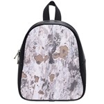 Cracked Marble Symphony Pattern Design School Bag (Small) Front