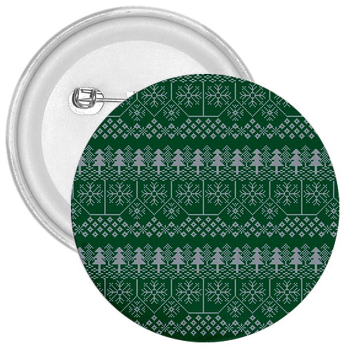 Christmas Knit Digital 3  Buttons