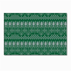 Christmas Knit Digital Postcards 5  X 7  (pkg Of 10)