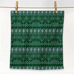 Christmas Knit Digital Face Towel