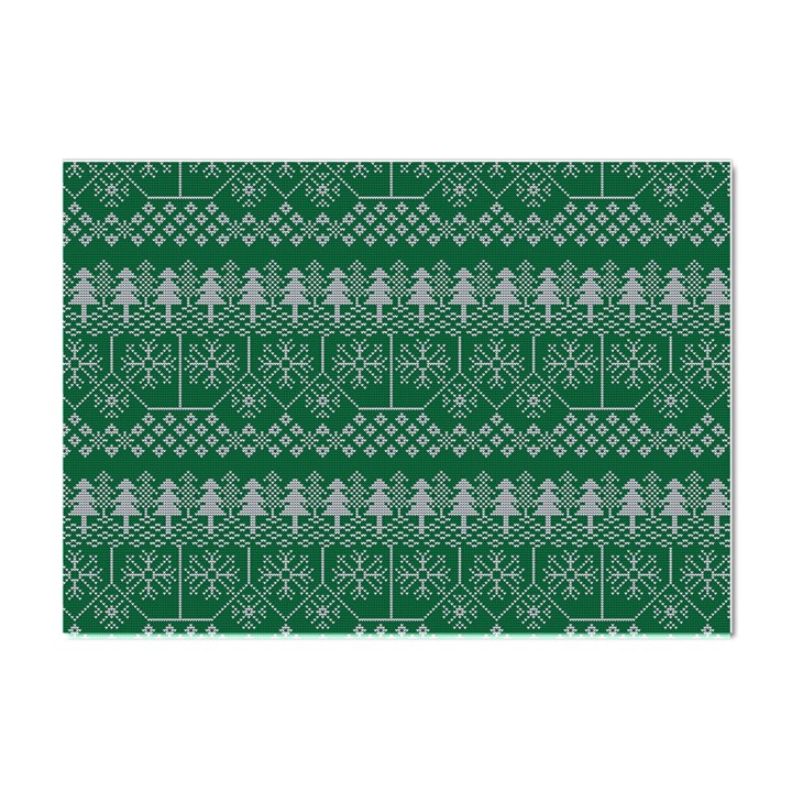 Christmas Knit Digital Crystal Sticker (A4)