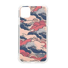 Waves Ocean Sea Water Pattern Rough Seas Digital Art Nature Nautical Iphone 11 Tpu Uv Print Case by Bedest