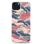 Waves Ocean Sea Water Pattern Rough Seas Digital Art Nature Nautical iPhone 15 TPU UV Print Case Front