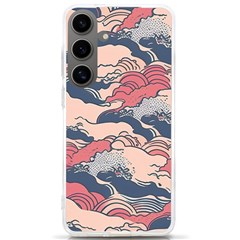 Waves Ocean Sea Water Pattern Rough Seas Digital Art Nature Nautical Samsung Galaxy S24 Ultra 6 9 Inch Tpu Uv Case by Bedest