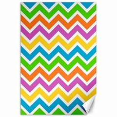 Chevron Pattern Design Texture Canvas 24  X 36  by Apen