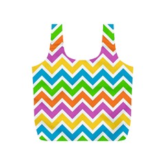 Chevron Pattern Design Texture Full Print Recycle Bag (s) by Apen