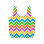 Chevron Pattern Design Texture Full Print Recycle Bag (S) Front