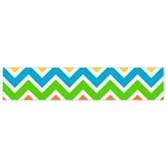 Chevron Pattern Design Texture Small Premium Plush Fleece Scarf