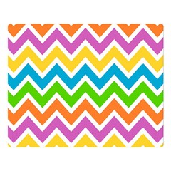 Chevron Pattern Design Texture Premium Plush Fleece Blanket (large) by Apen