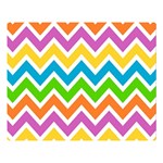 Chevron Pattern Design Texture Premium Plush Fleece Blanket (Large) 80 x60  Blanket Front