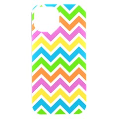 Chevron Pattern Design Texture Iphone 15 Plus Black Uv Print Pc Hardshell Case by Apen