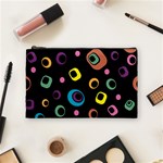 Abstract Background Retro 60s 70s Cosmetic Bag (Medium) Front